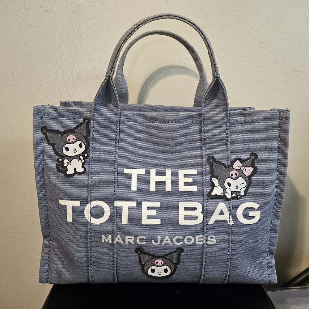 SOLD-Marc Jacobs Customized Kuromi/Sanrio The Tote Bag -Medium - Picture 1 of 7